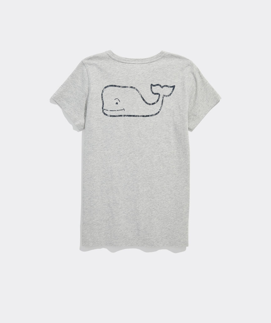 Women's Vintage Whale Short-Sleeve Pocket Tee