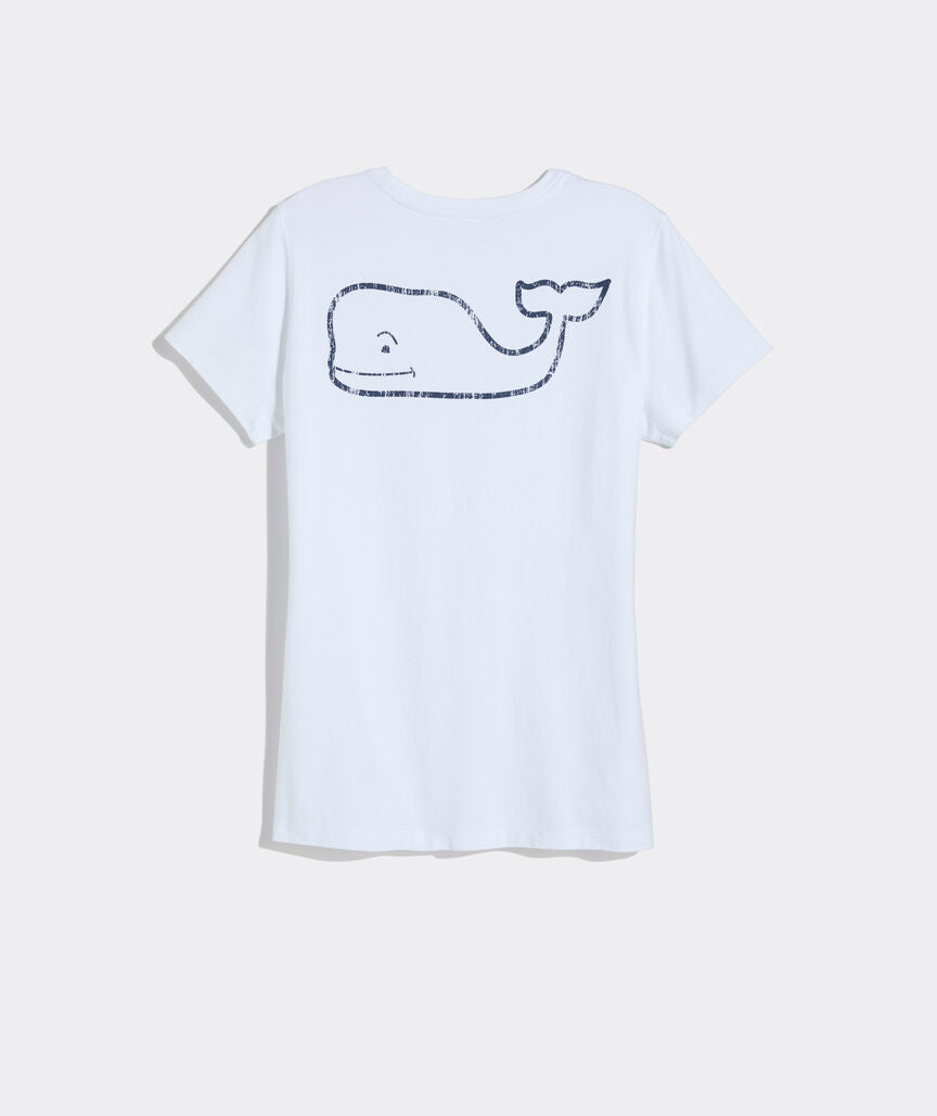 Women's Vintage Whale Short-Sleeve Pocket Tee