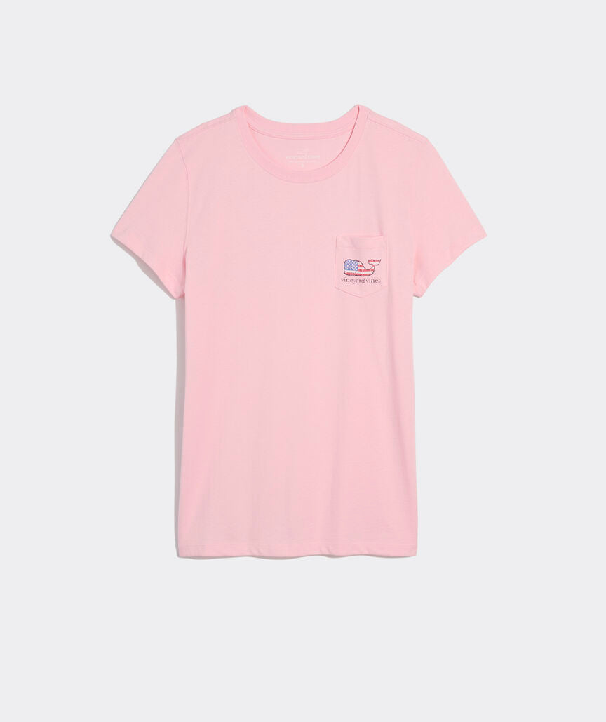 Flag Whale Short-Sleeve Pocket Tee