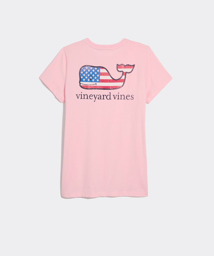 Flag Whale Short-Sleeve Pocket Tee