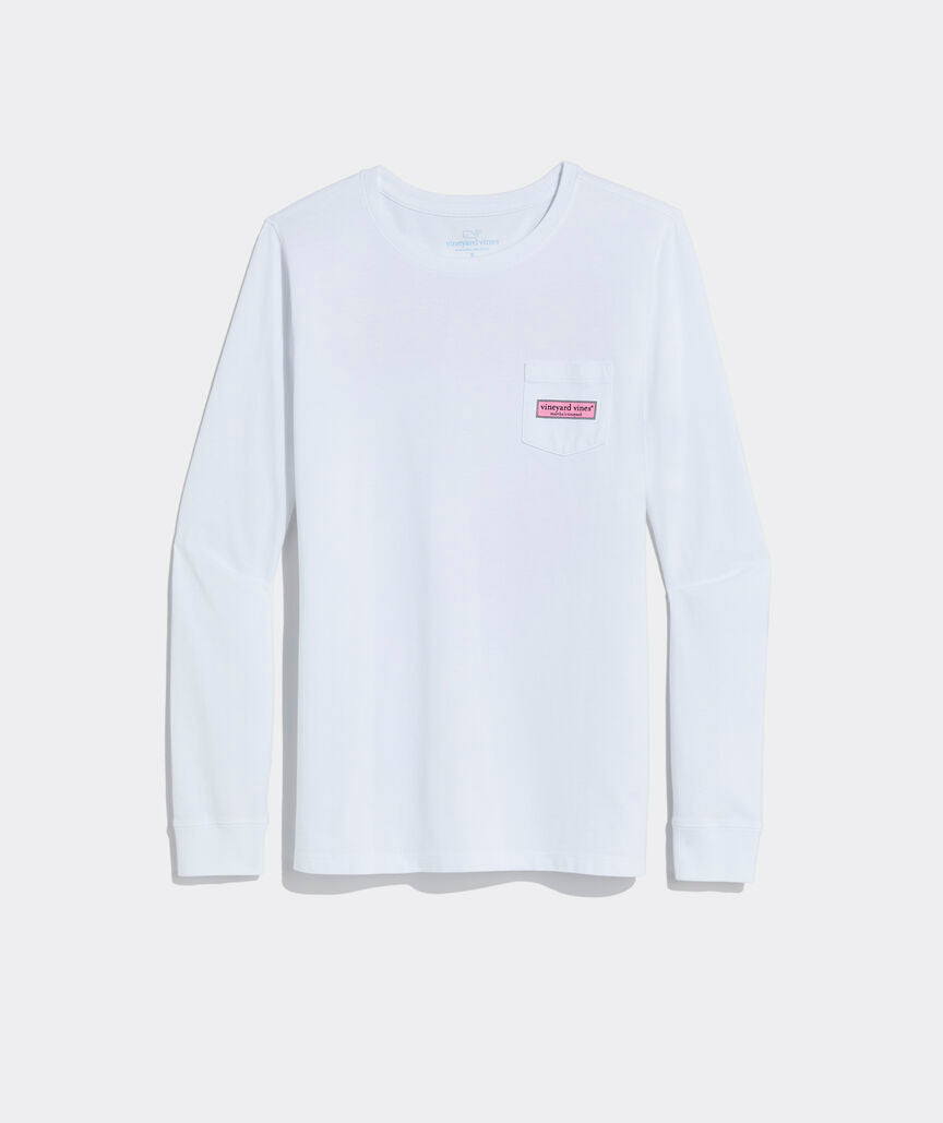 Women's Classic Logo Box Long-Sleeve Pocket Tee
