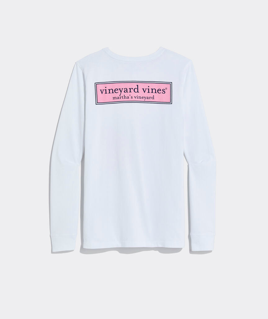 Women's Classic Logo Box Long-Sleeve Pocket Tee
