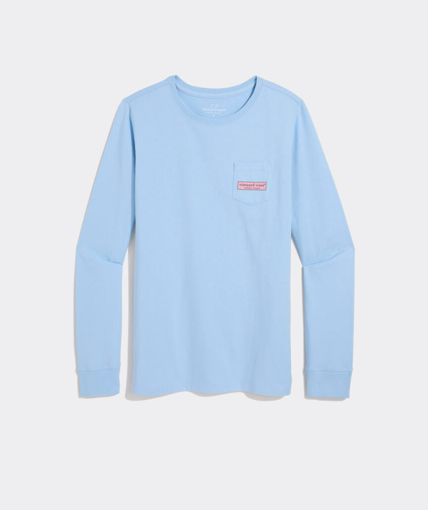 Women's Classic Logo Box Long-Sleeve Pocket Tee