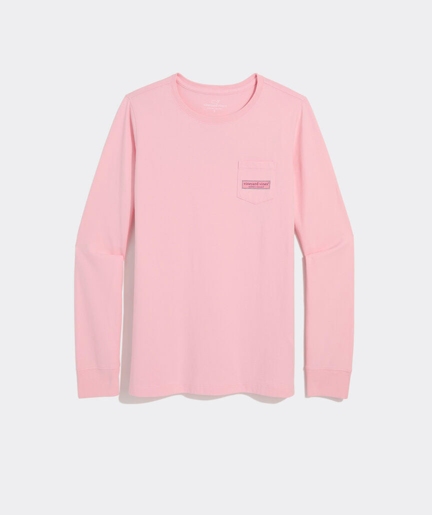 Women's Classic Logo Box Long-Sleeve Pocket Tee