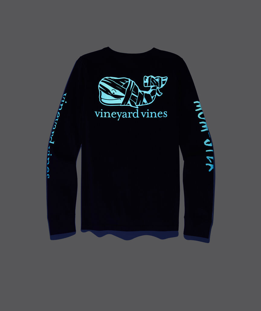 Glow-In-The-Dark Mom-ster Long-Sleeve Pocket Tee