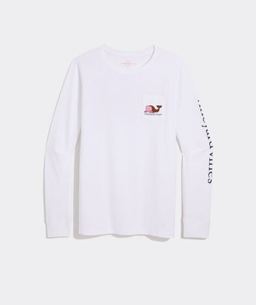 Whale Cornucopia Long-Sleeve Pocket Tee