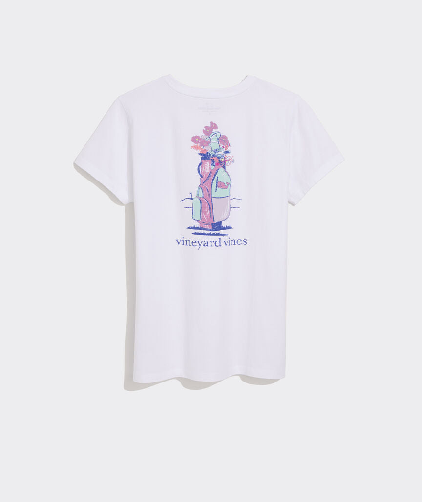 Golf Clubs Short-Sleeve Pocket Tee