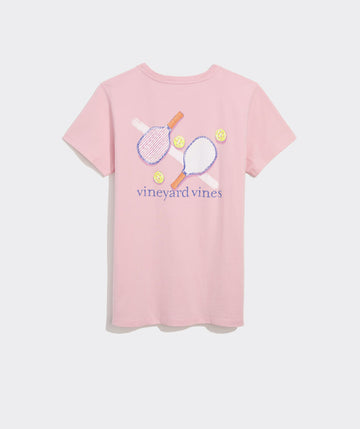 Pickleball Paddles Short-Sleeve Pocket Tee