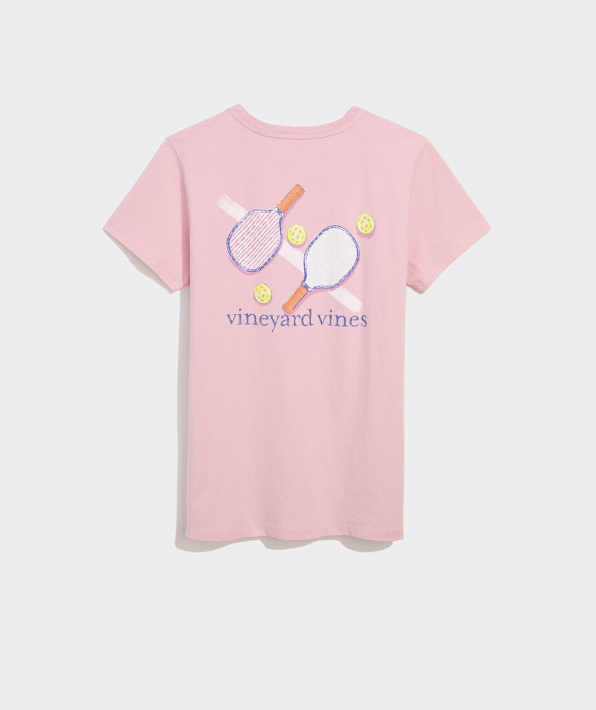Pickleball Paddles Short-Sleeve Pocket Tee