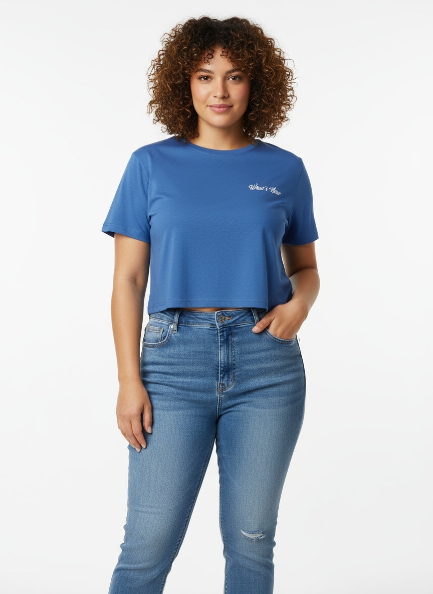 Women’s Cropped Crewneck T-Shirt