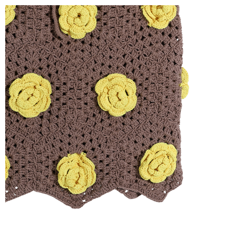 Handmade Trico Knitted Women Skirt