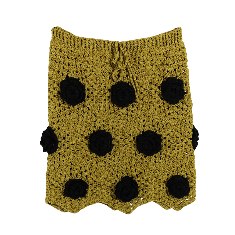 Handmade Trico Knitted Women Skirt