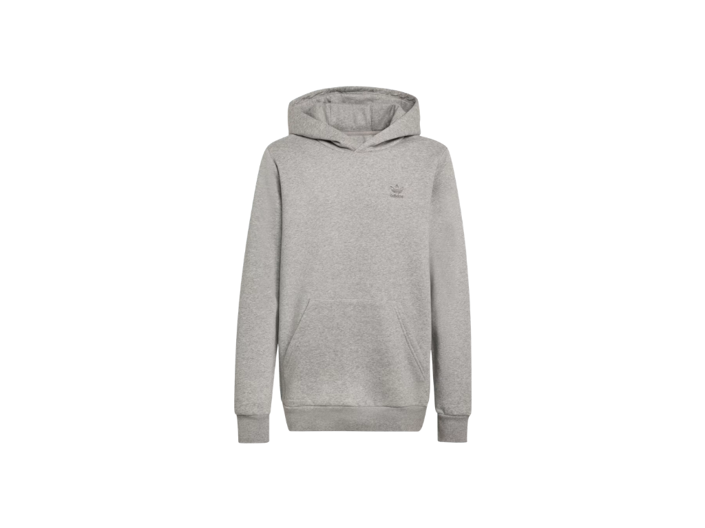 Gray hoodie on a white background