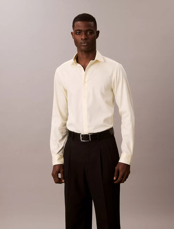 Steel Solid Slim Fit Button-Down Shirt