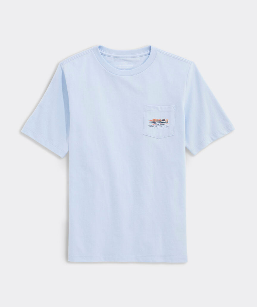 Boys' Dockside Autumn Wakes Short-Sleeve Pocket Tee