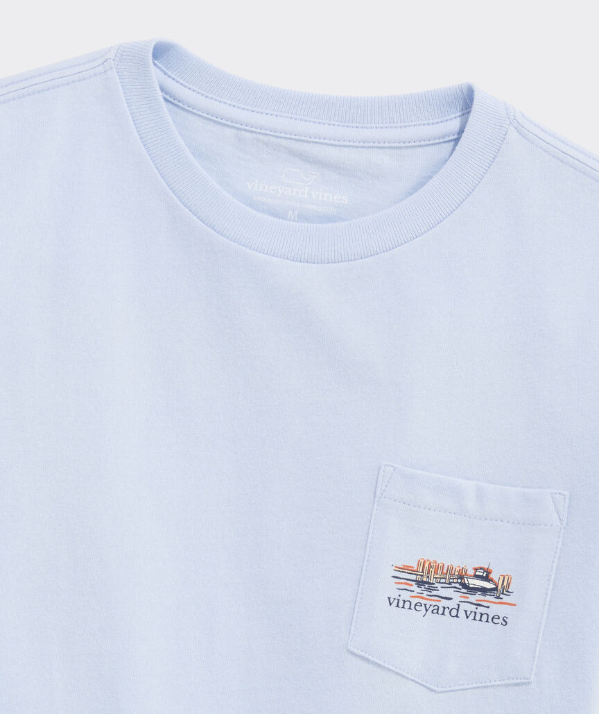 Boys' Dockside Autumn Wakes Short-Sleeve Pocket Tee