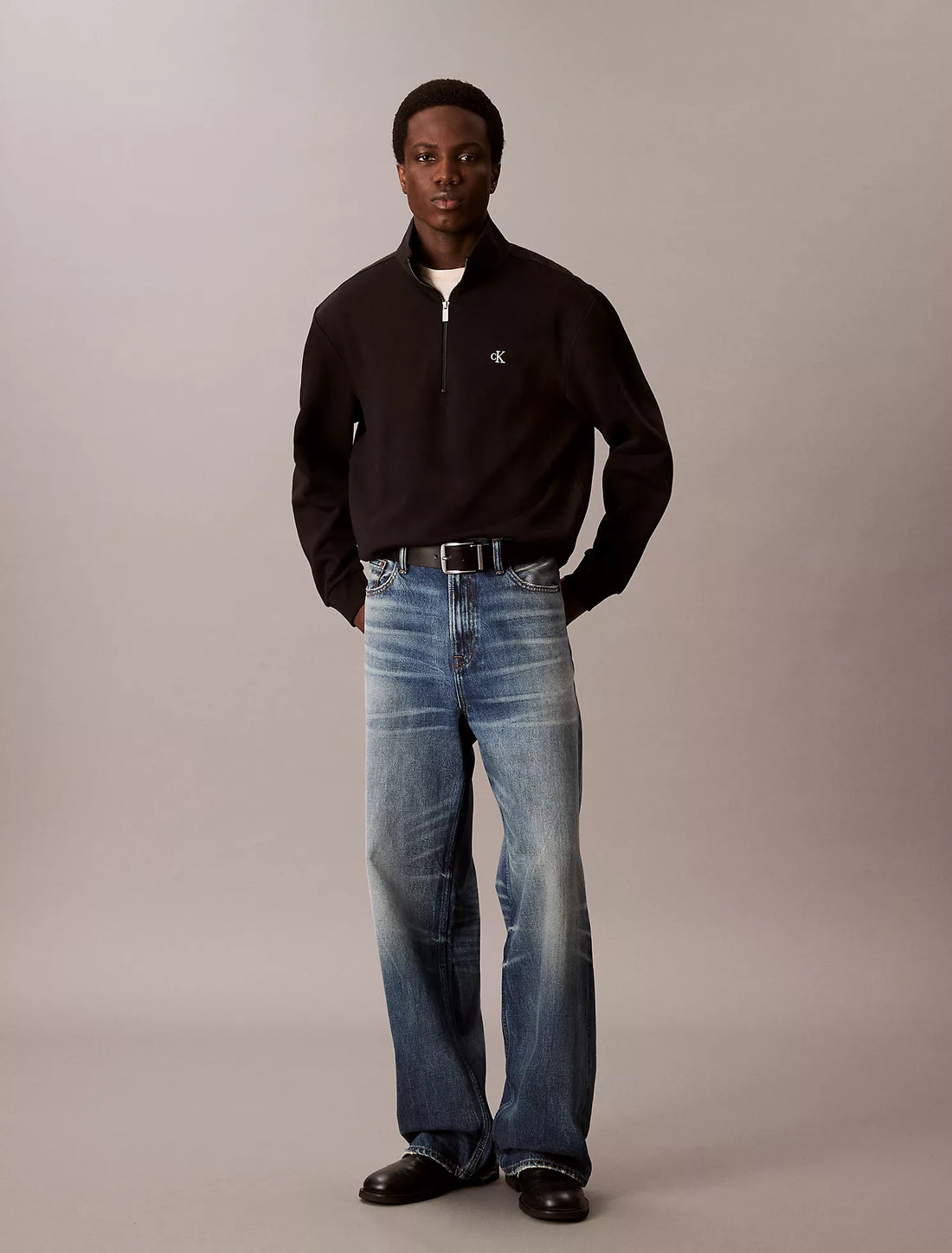 Archive Logo Fleece Quarter Zip Sweatshirt