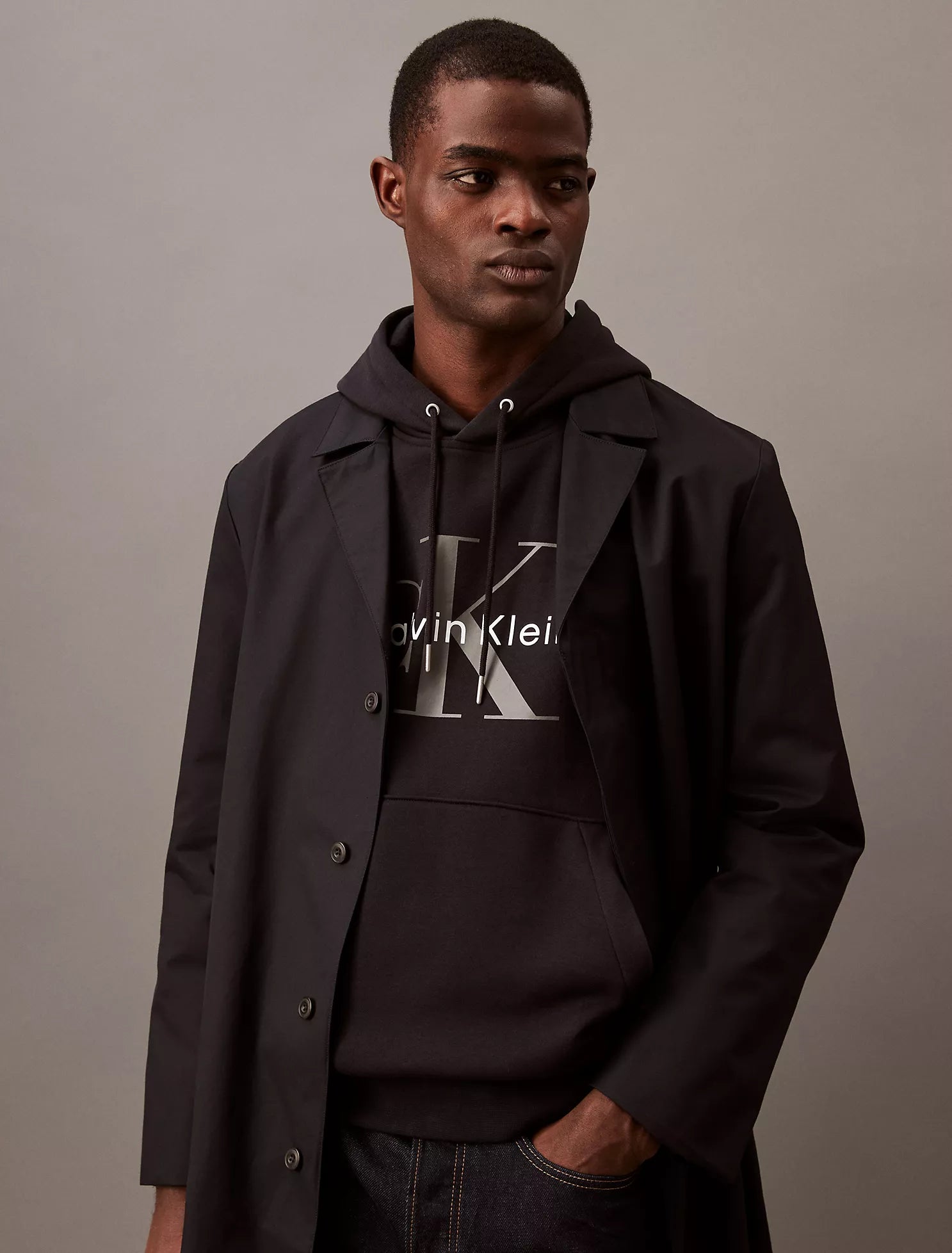 Monogram Logo Fleece Hoodie