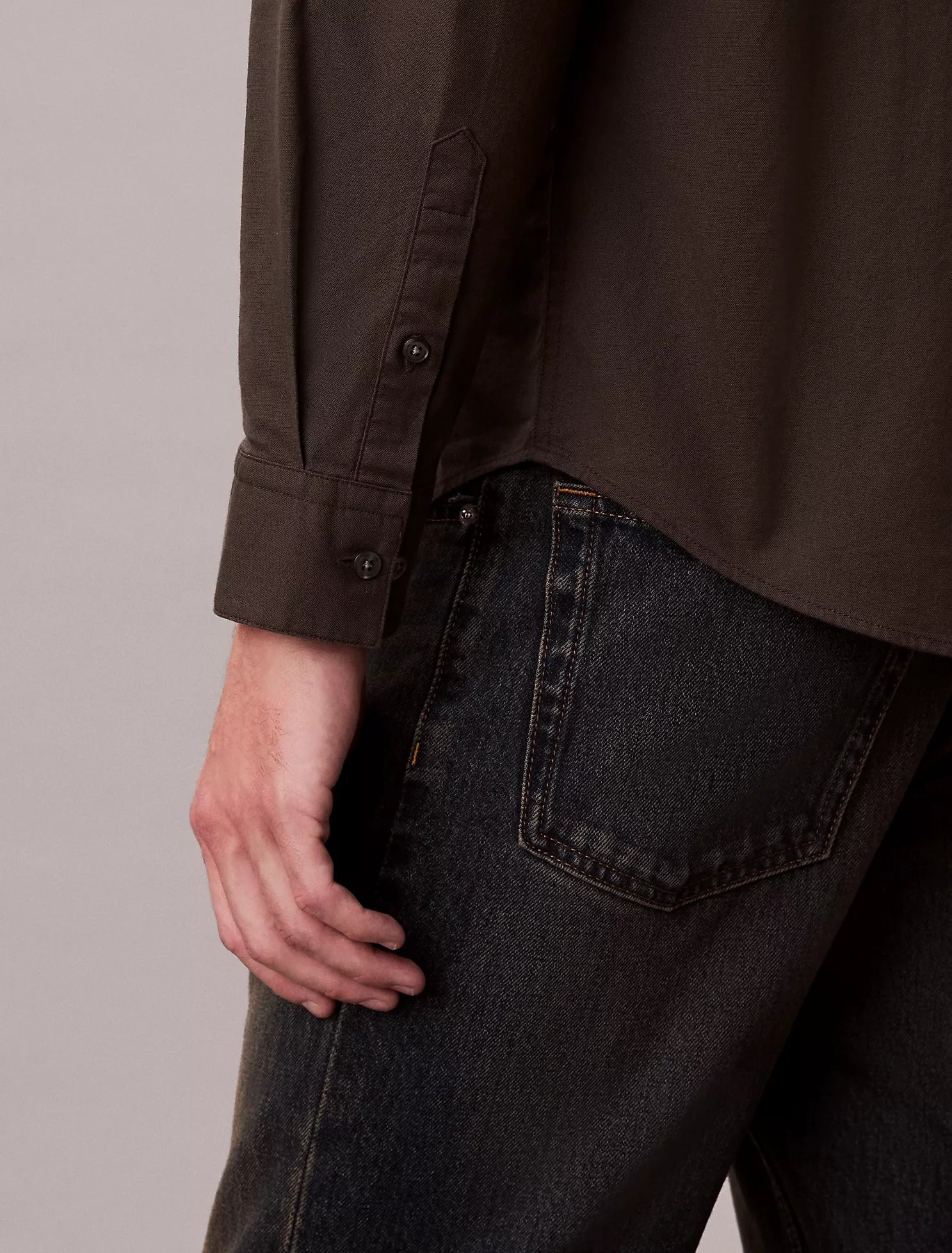Solid Oxford Classic Button-Down Shirt