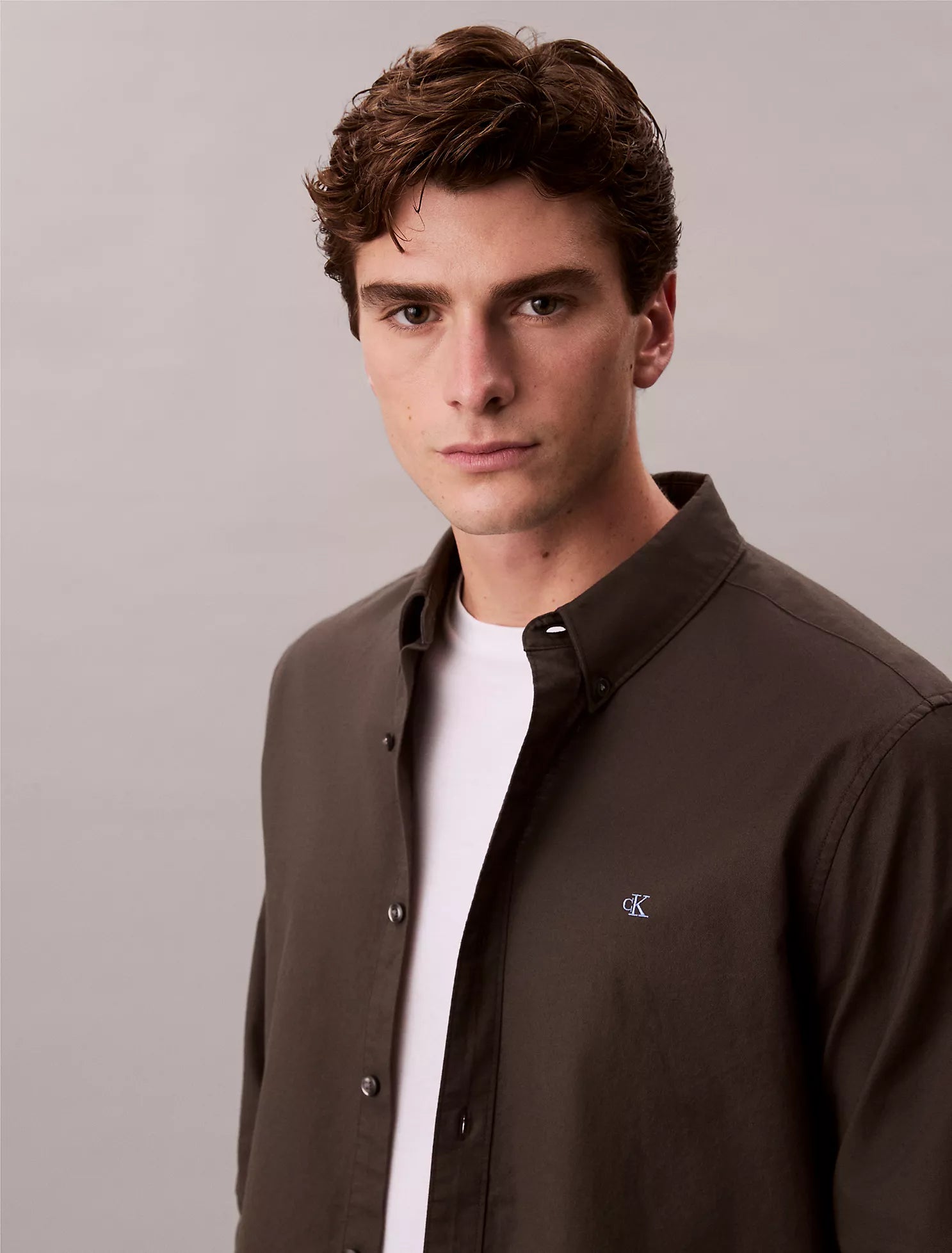 Solid Oxford Classic Button-Down Shirt