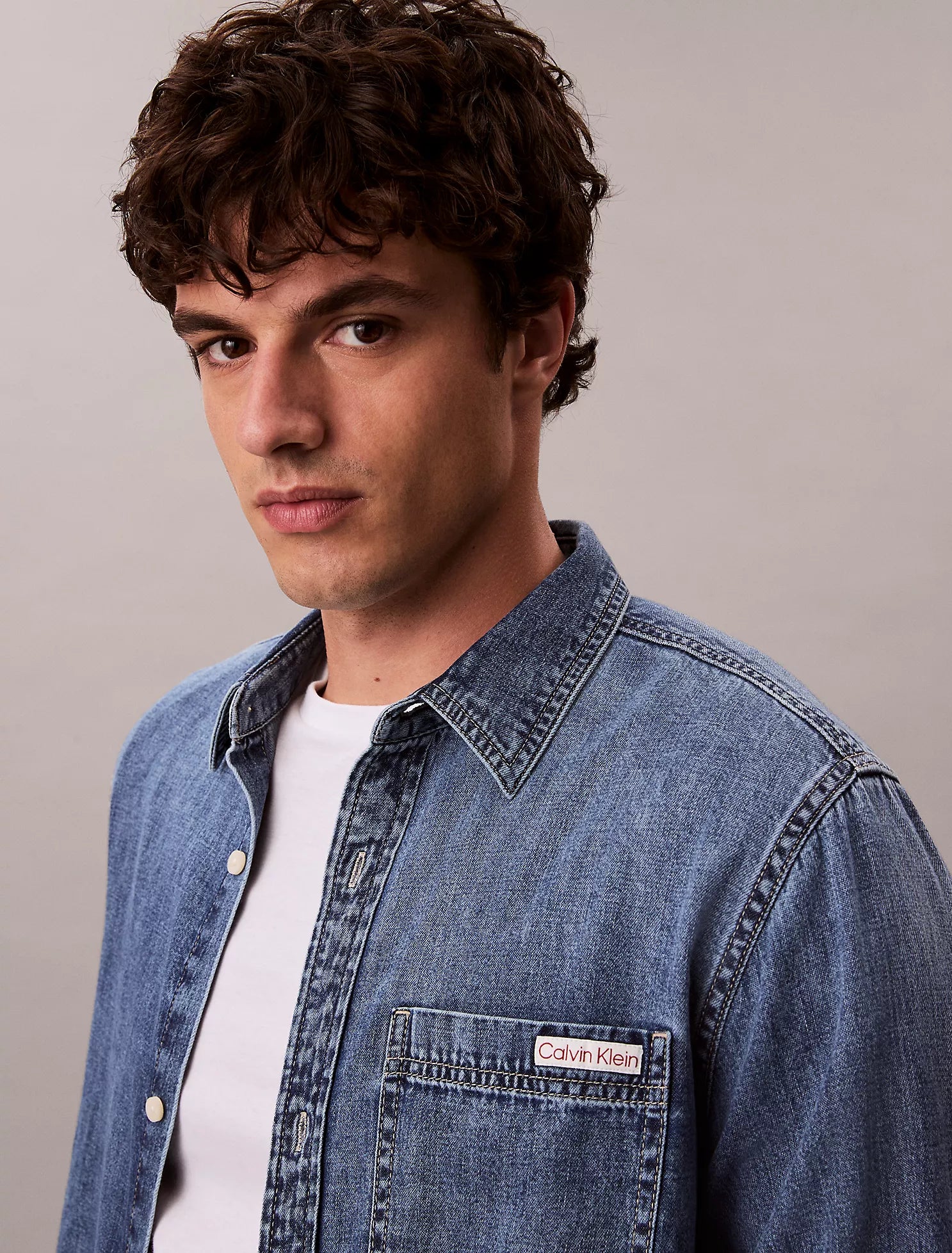 Classic Denim Button-Down Shirt