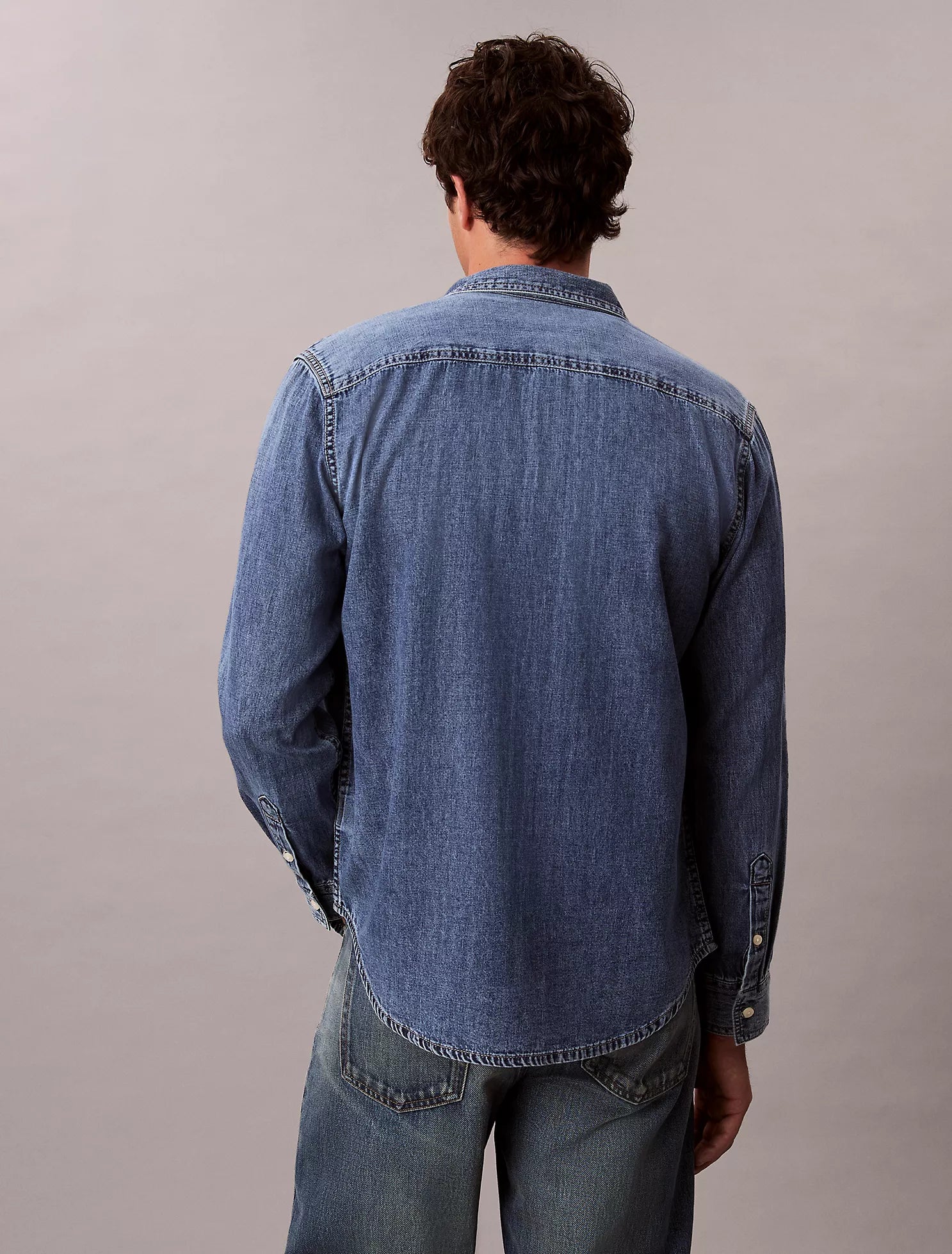 Classic Denim Button-Down Shirt