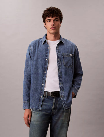 Classic Denim Button-Down Shirt