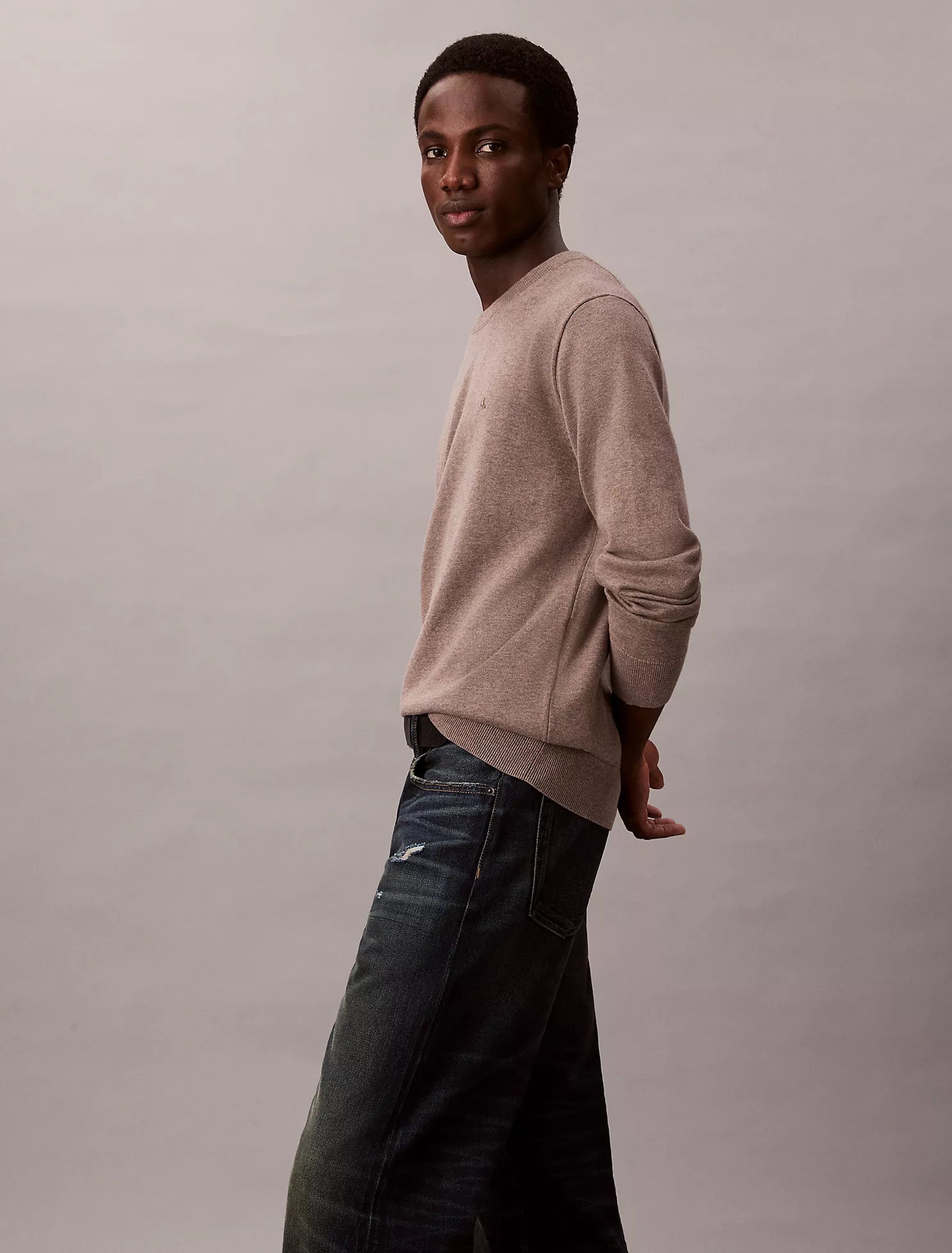 Smooth Cotton Sweater