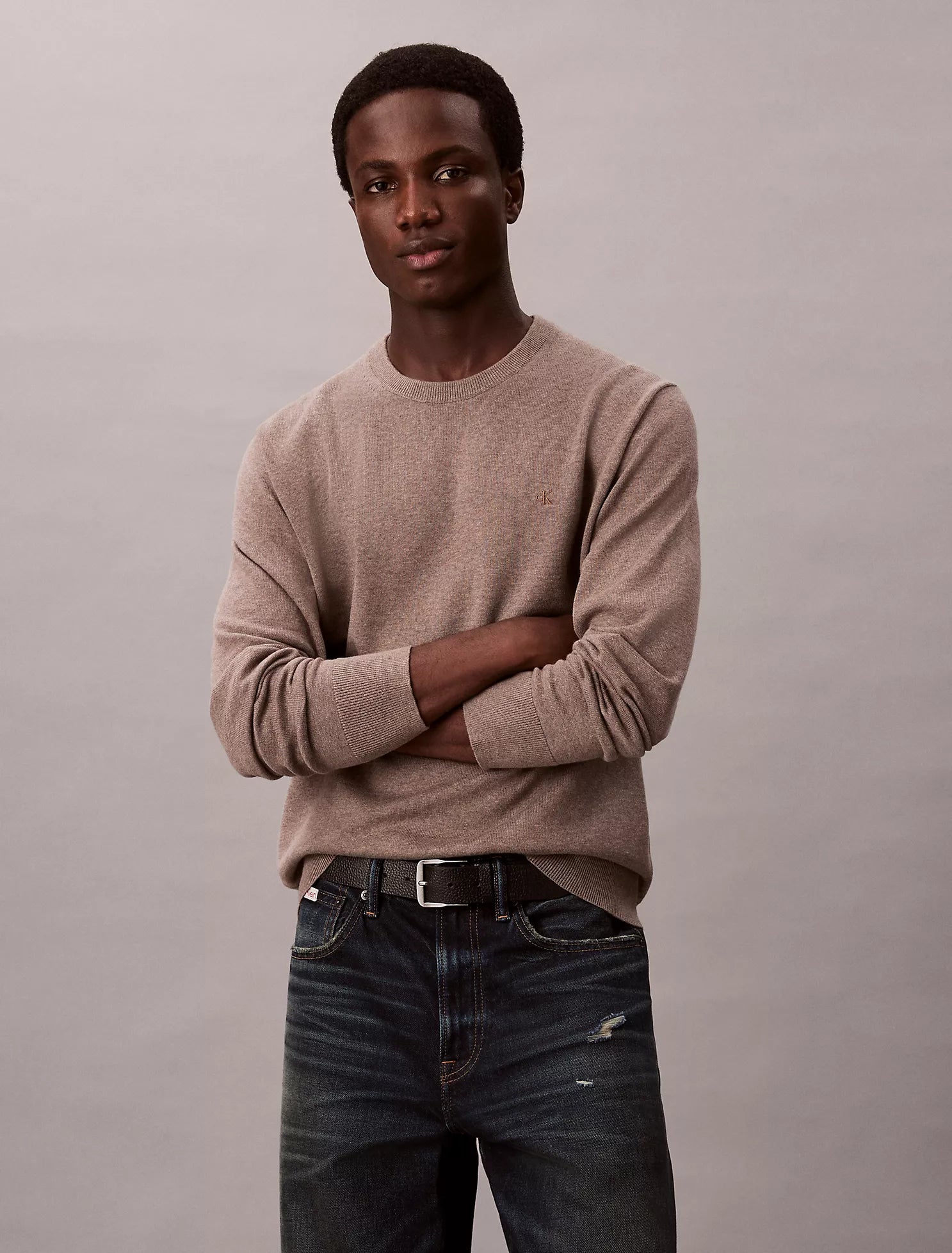 Smooth Cotton Sweater