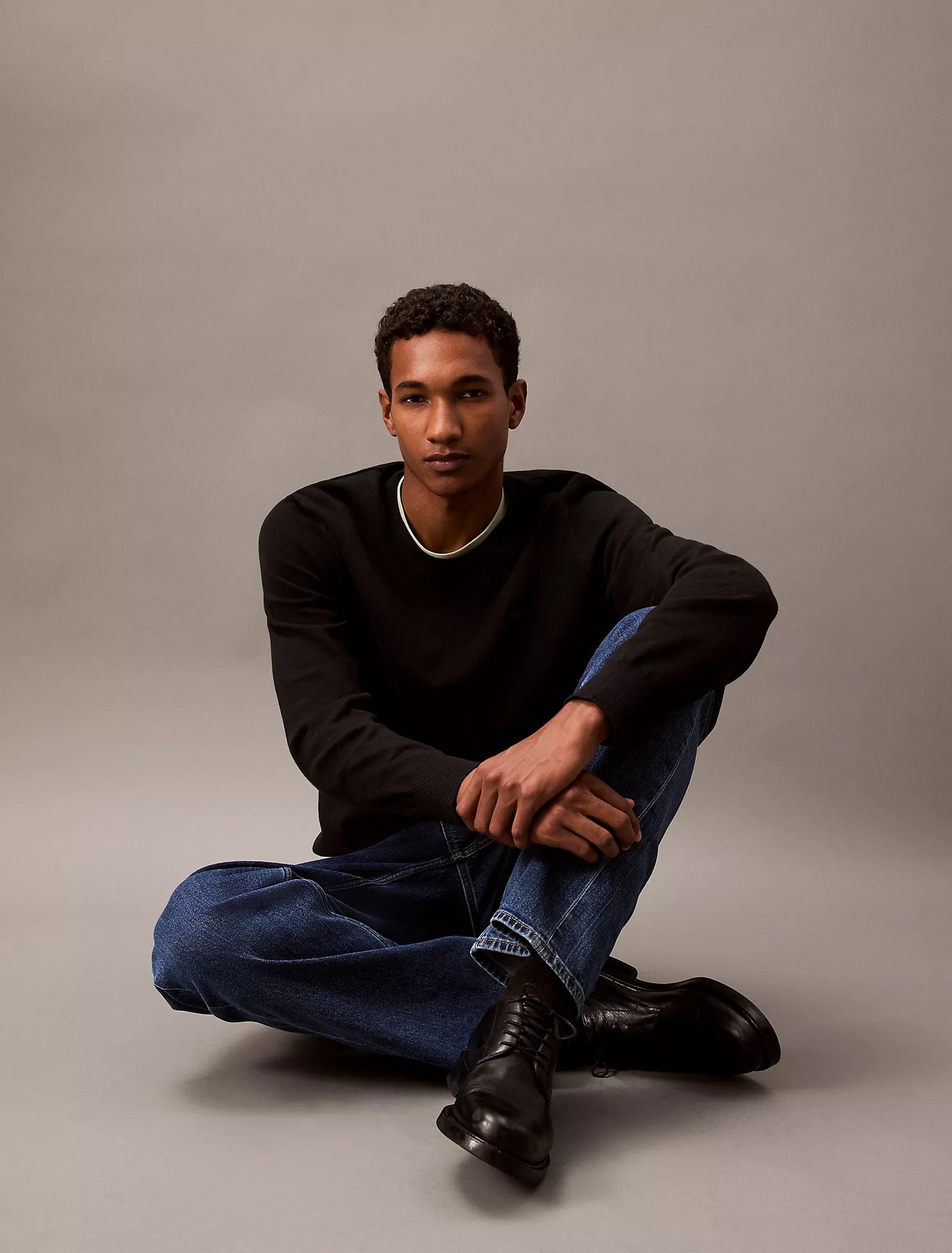 Smooth Cotton Sweater