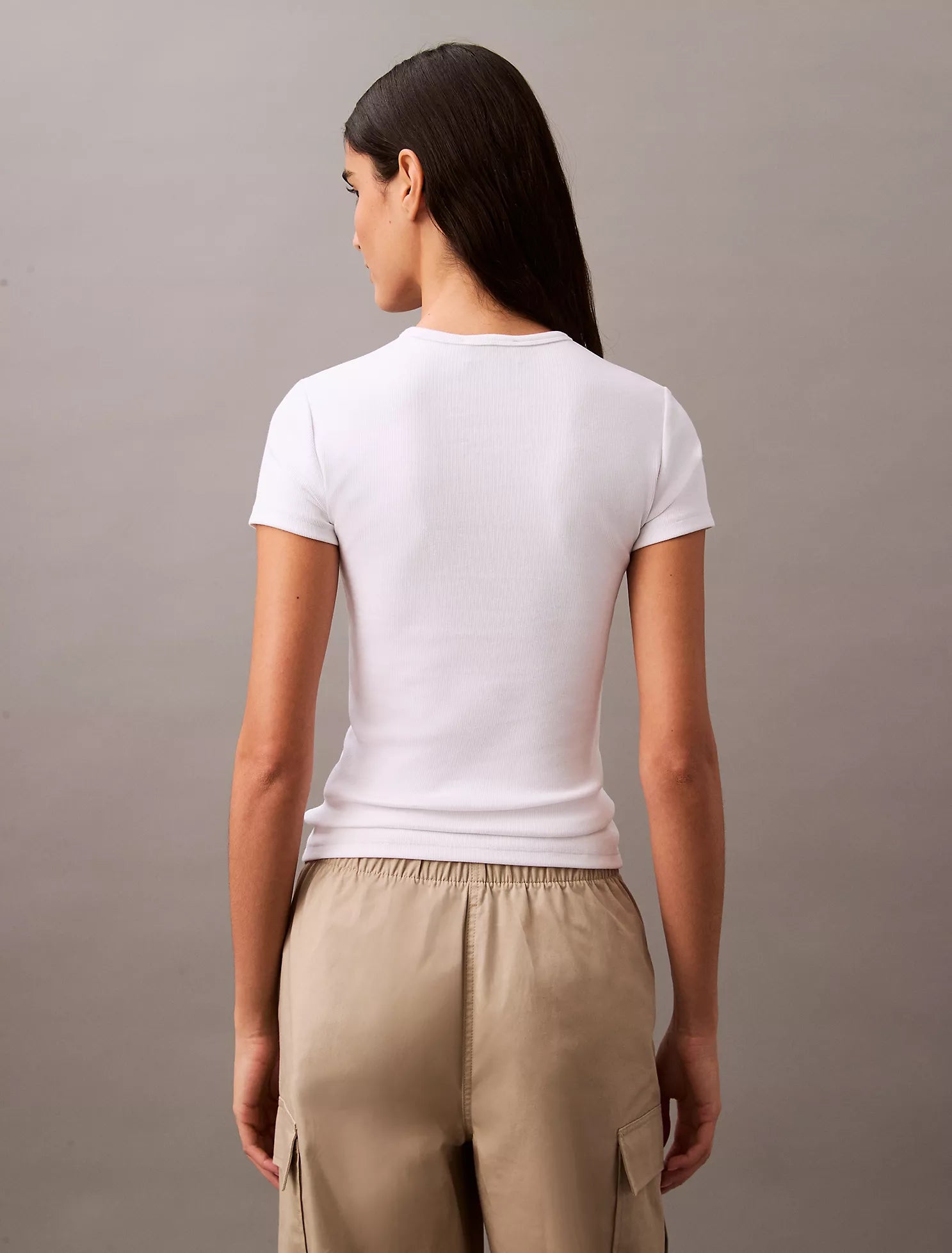 Cotton Contour Rib T-Shirt