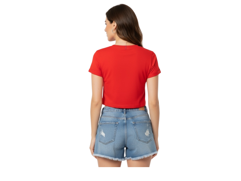 Women’s Cropped Crewneck T-Shirt