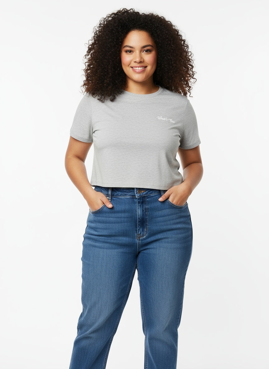 Women’s Cropped Crewneck T-Shirt