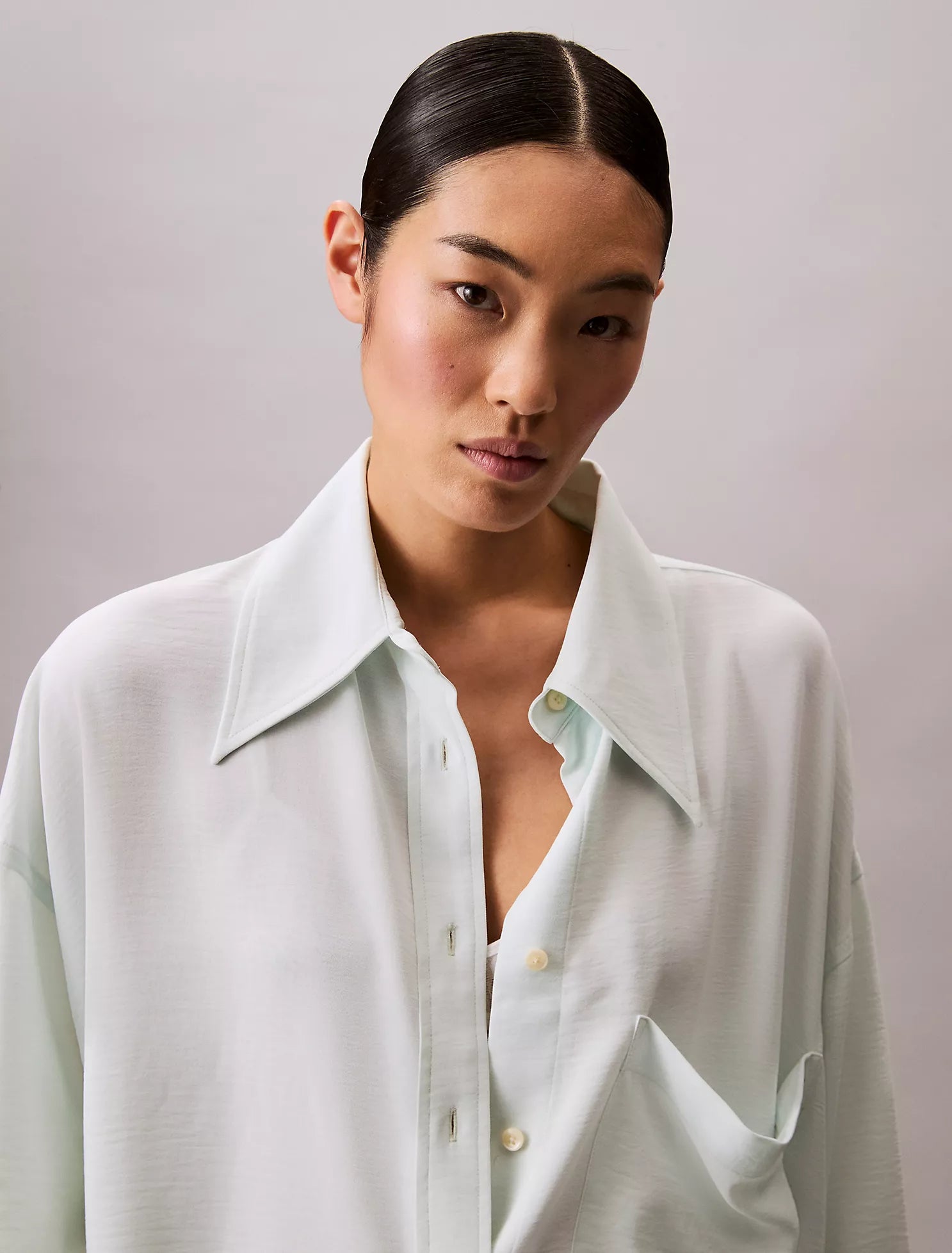 Gauze Button-Down Shirt