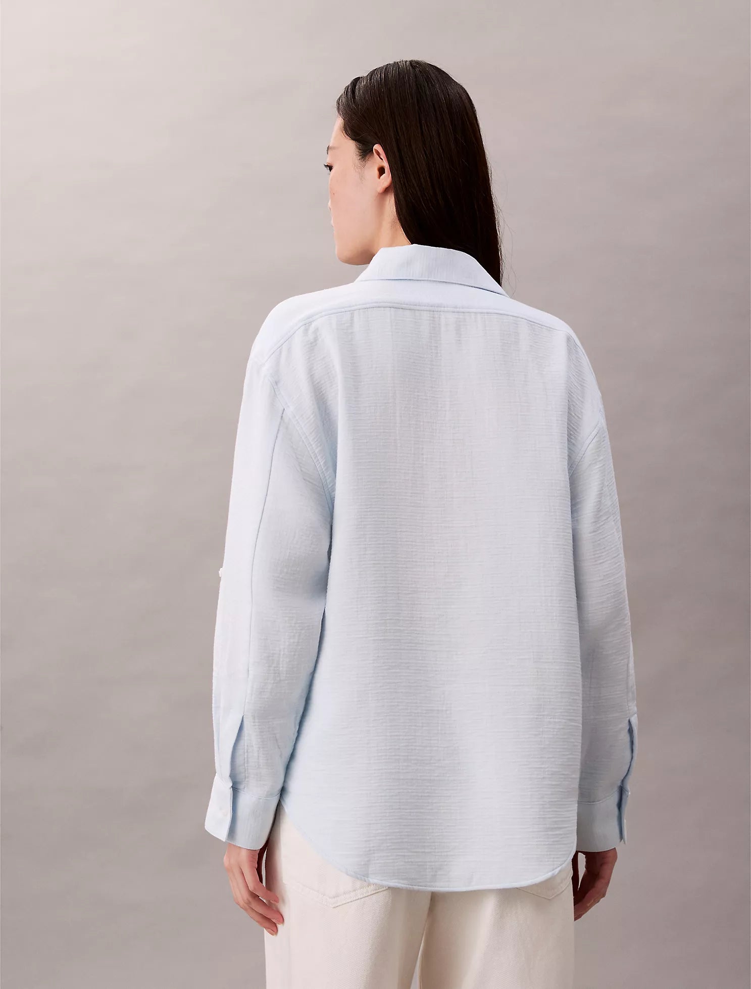 Double Gauze Roll Tab Shirt