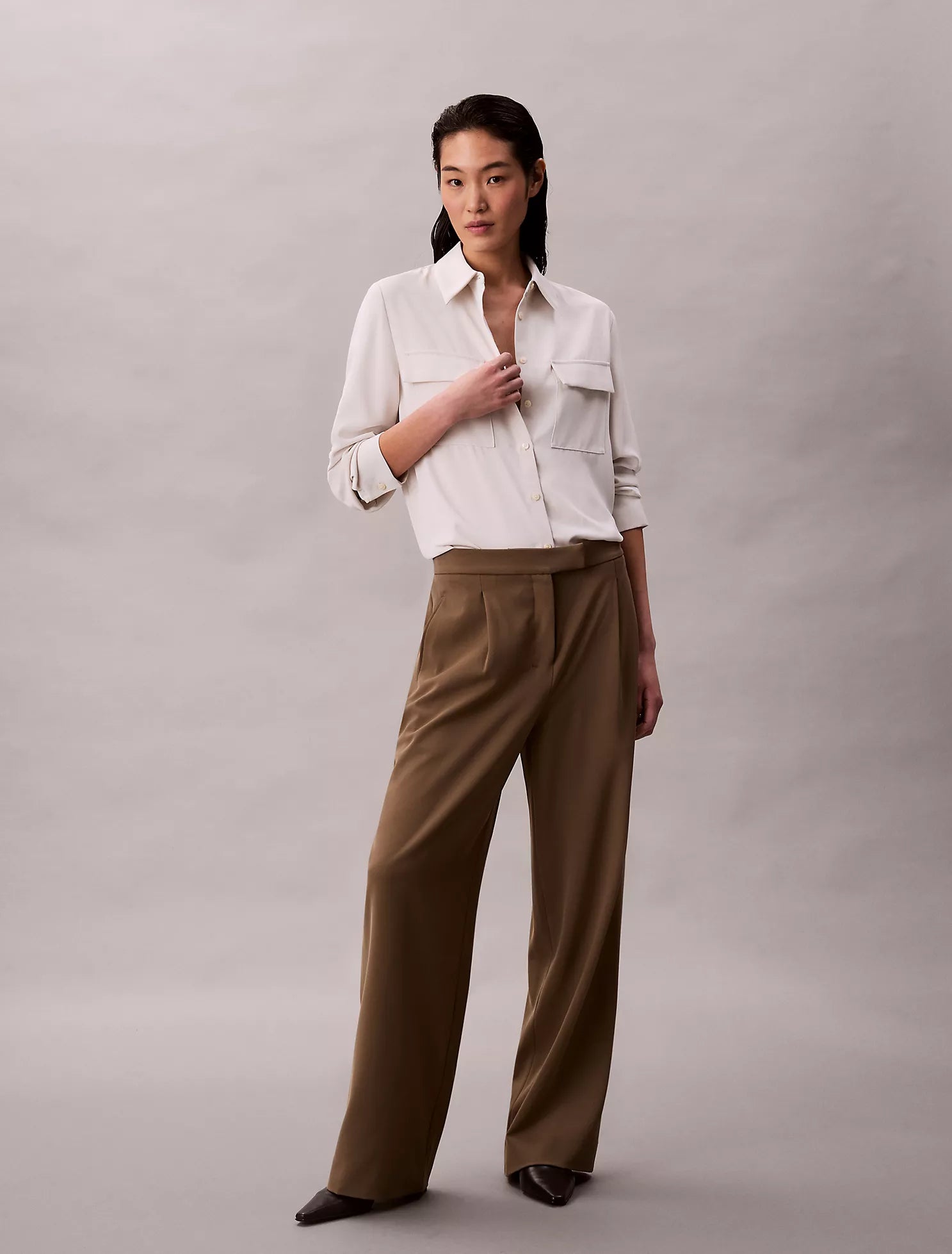 Utility Classic Button-Down Shirt