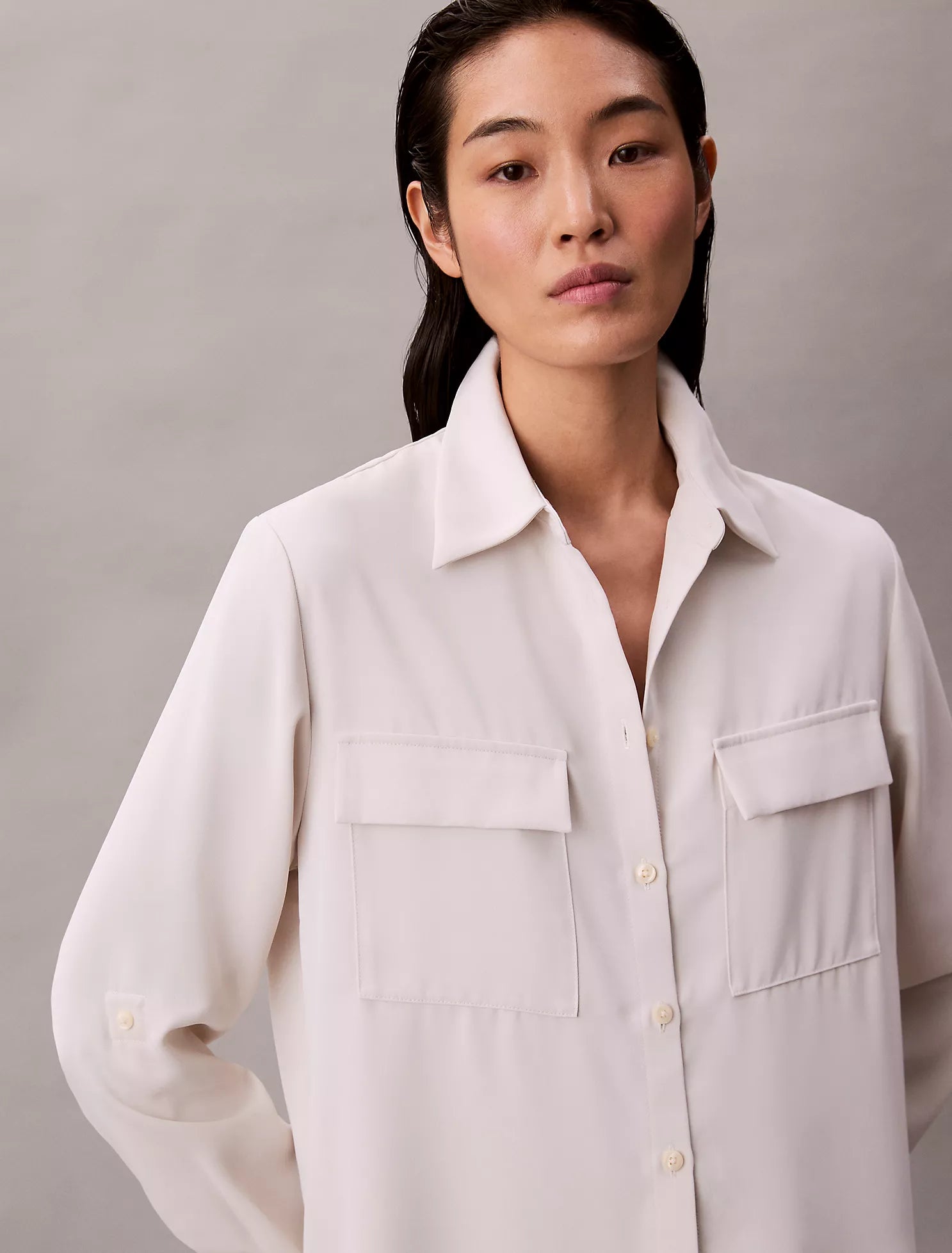Utility Classic Button-Down Shirt
