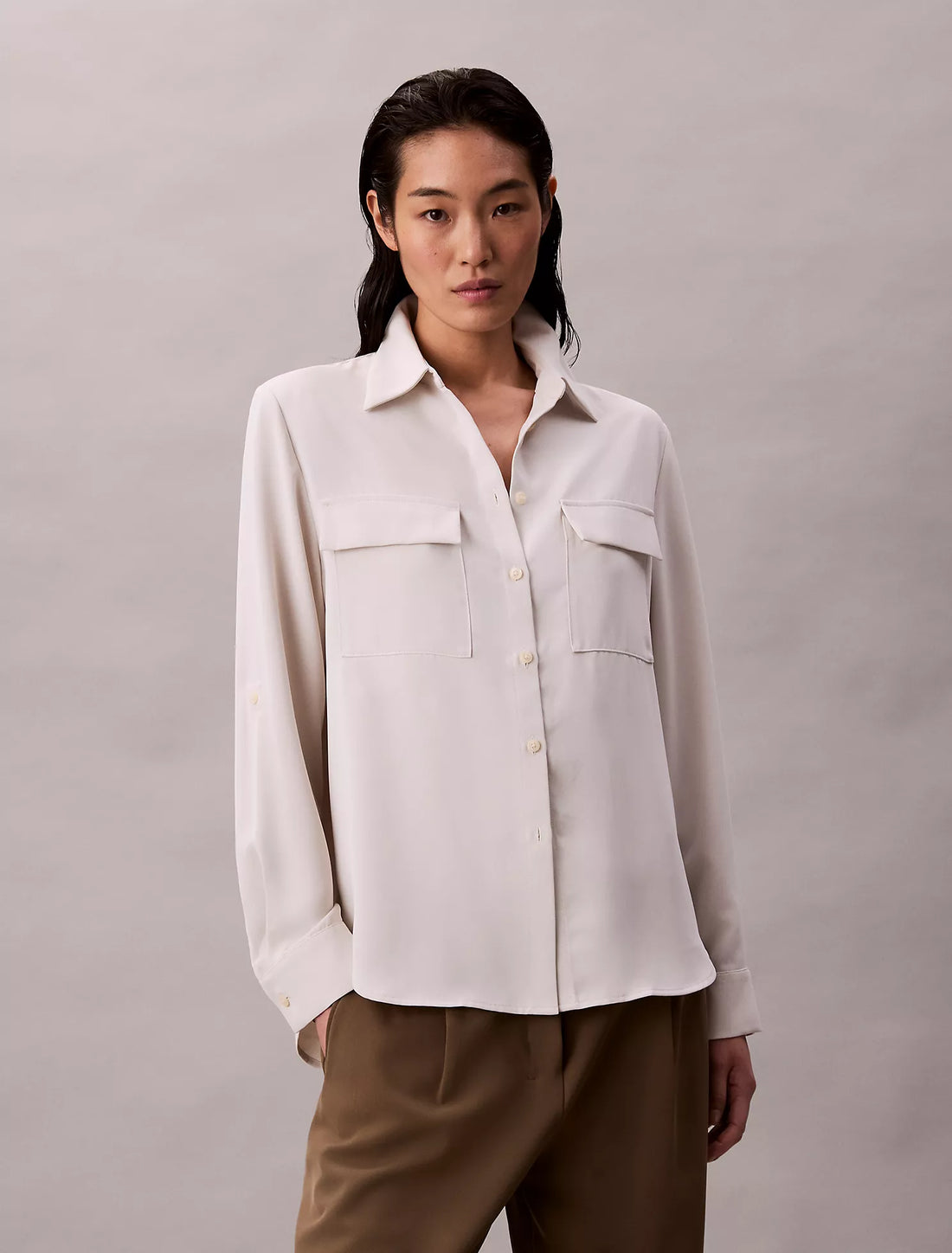 Utility Classic Button-Down Shirt