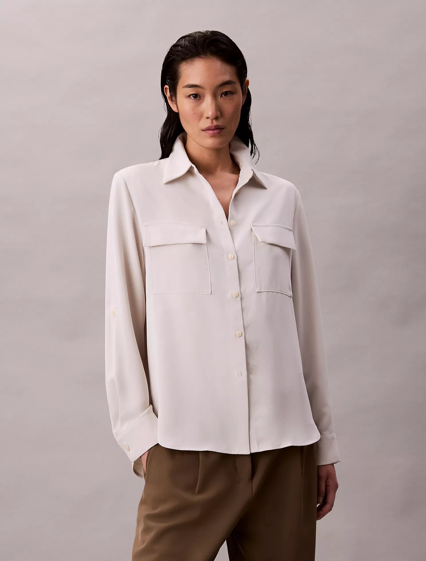 Utility Classic Button-Down Shirt