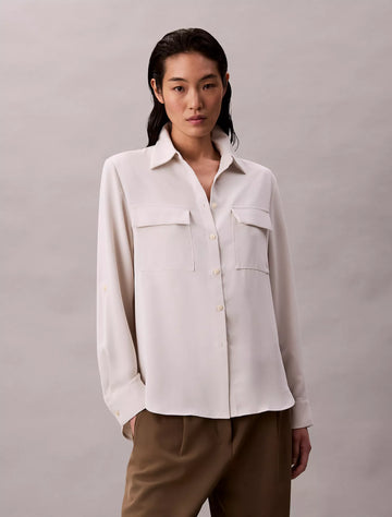 Utility Classic Button-Down Shirt