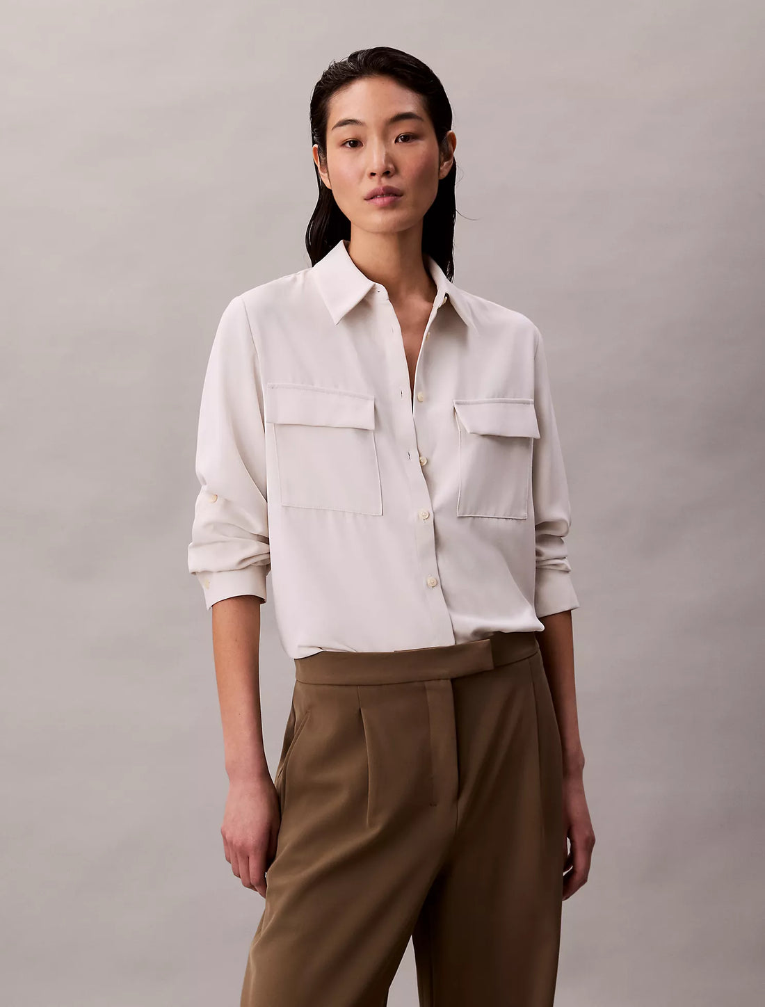 Utility Classic Button-Down Shirt