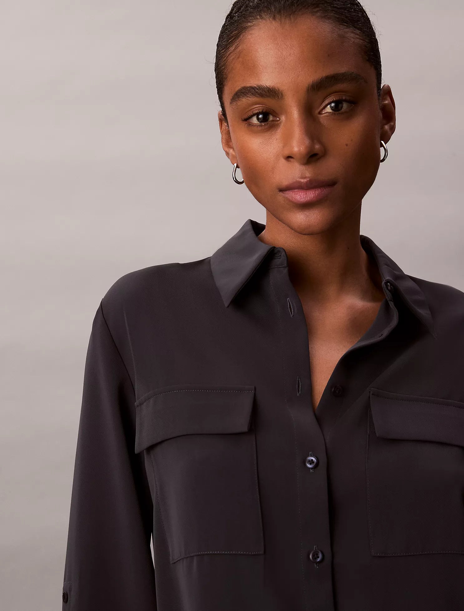 Utility Classic Button-Down Shirt