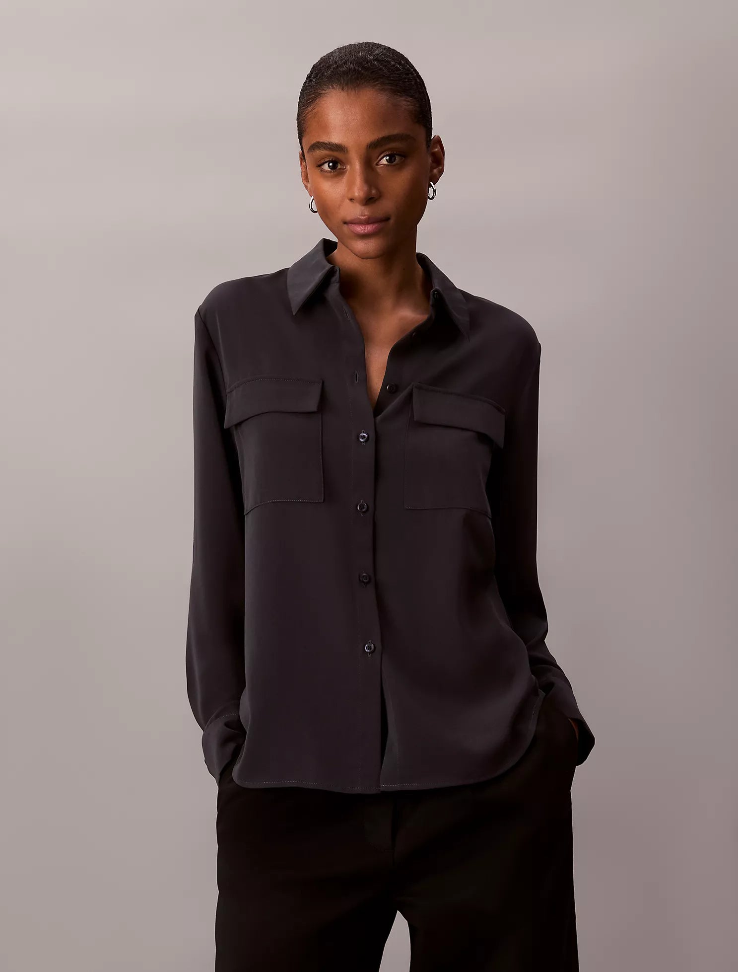 Utility Classic Button-Down Shirt