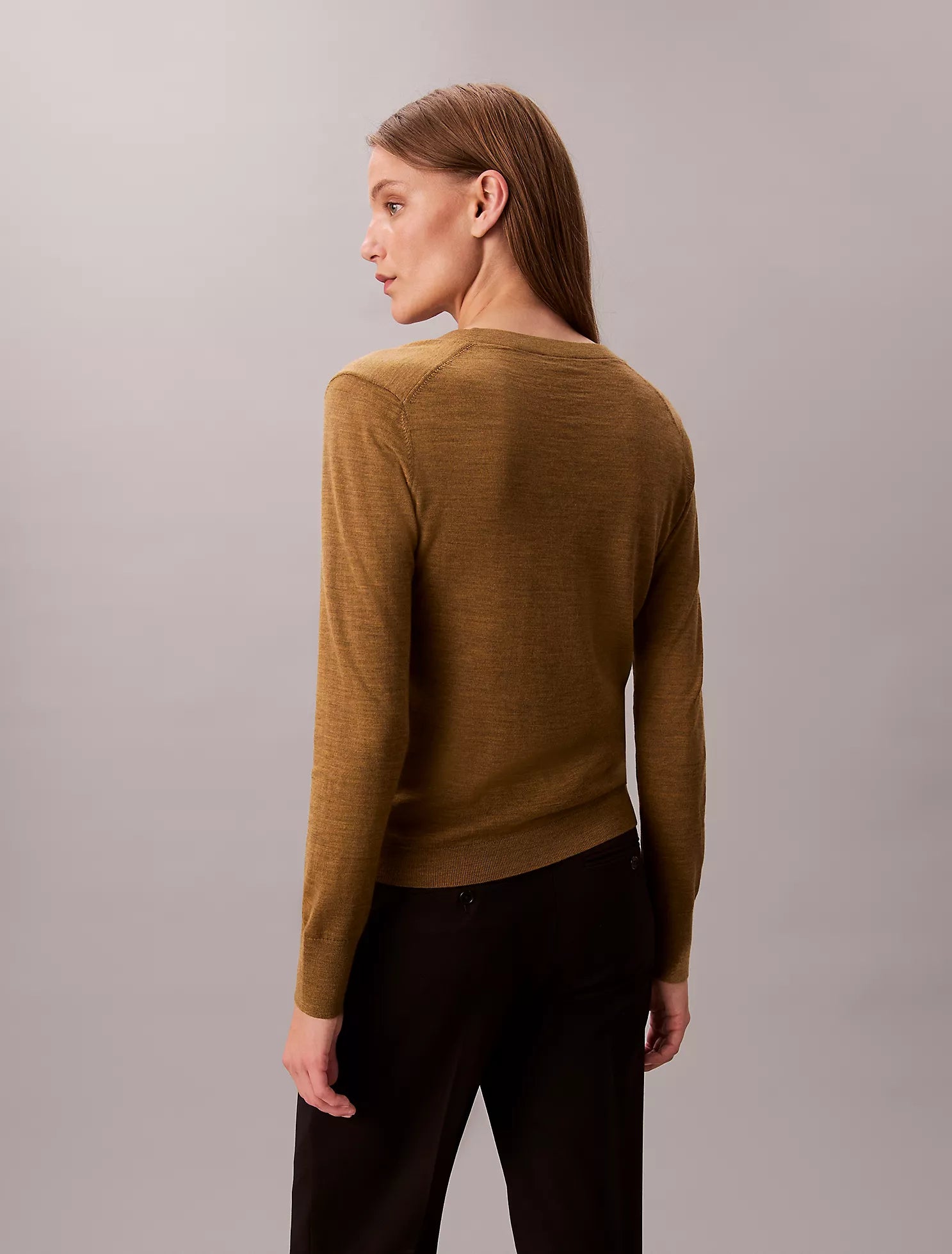 Merino Wool V-Neck Sweater – Timeless Soft Knit