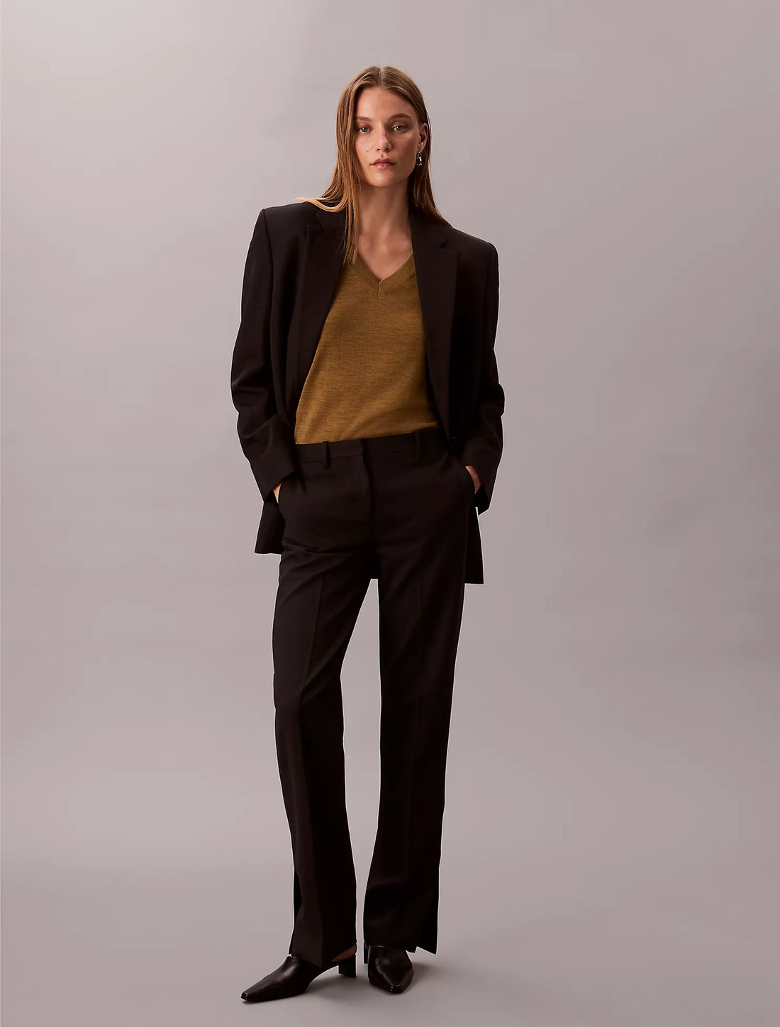 Merino Wool V-Neck Sweater – Timeless Soft Knit