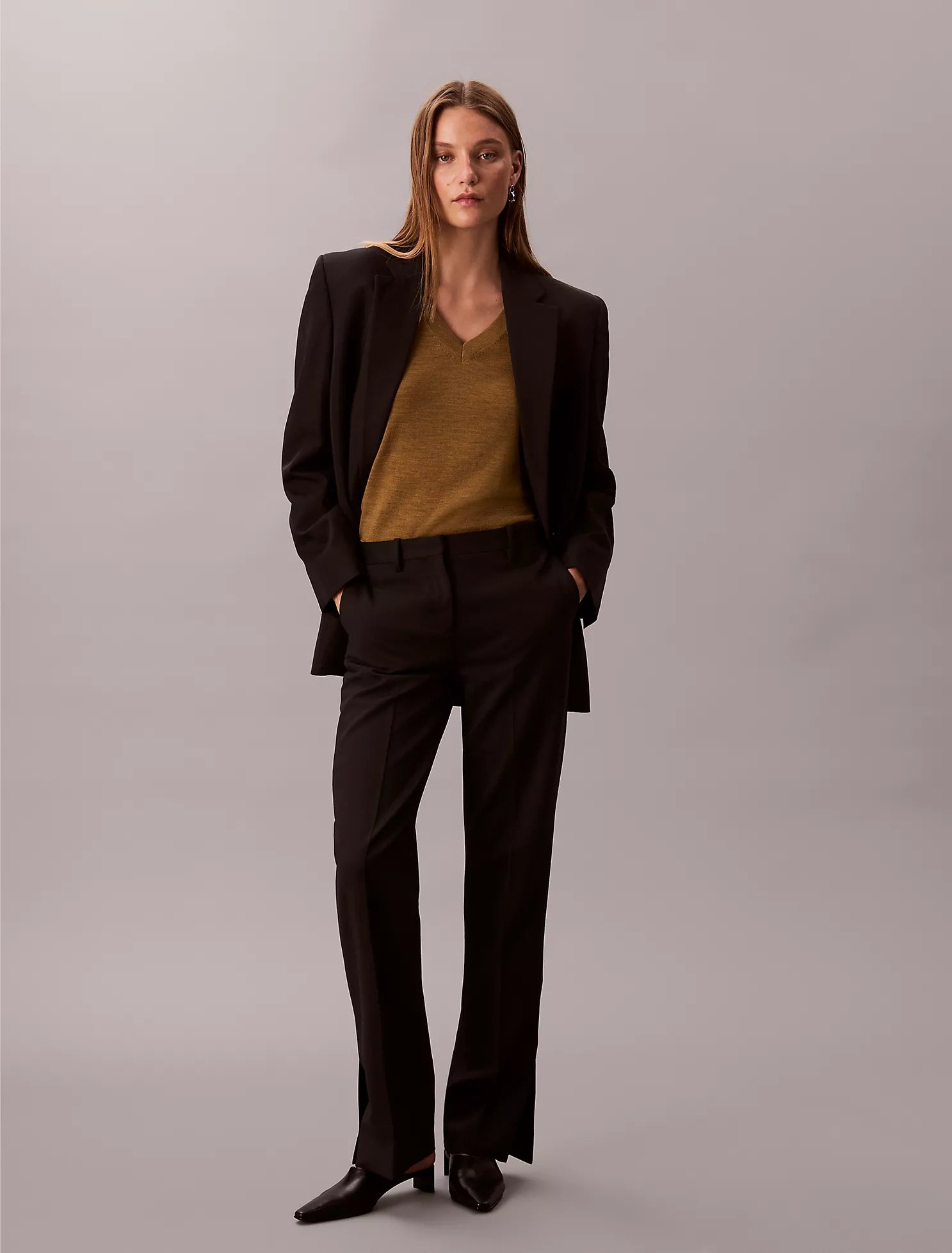 Merino Wool V-Neck Sweater – Timeless Soft Knit