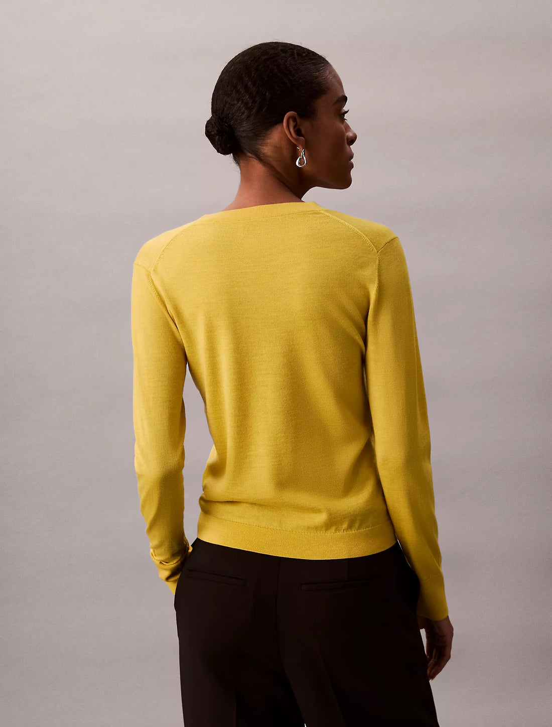 Merino Wool V-Neck Sweater