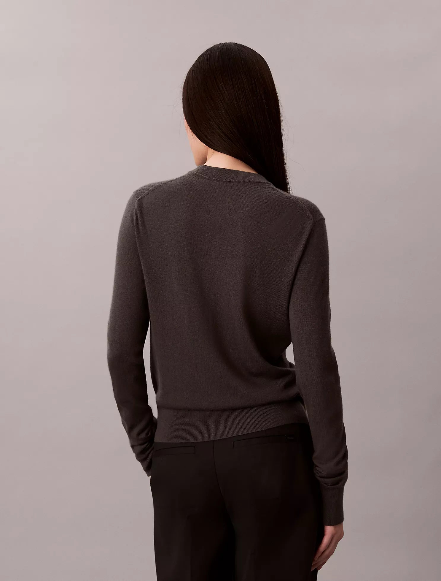 Extra Fine Merino Blend Crewneck Sweater