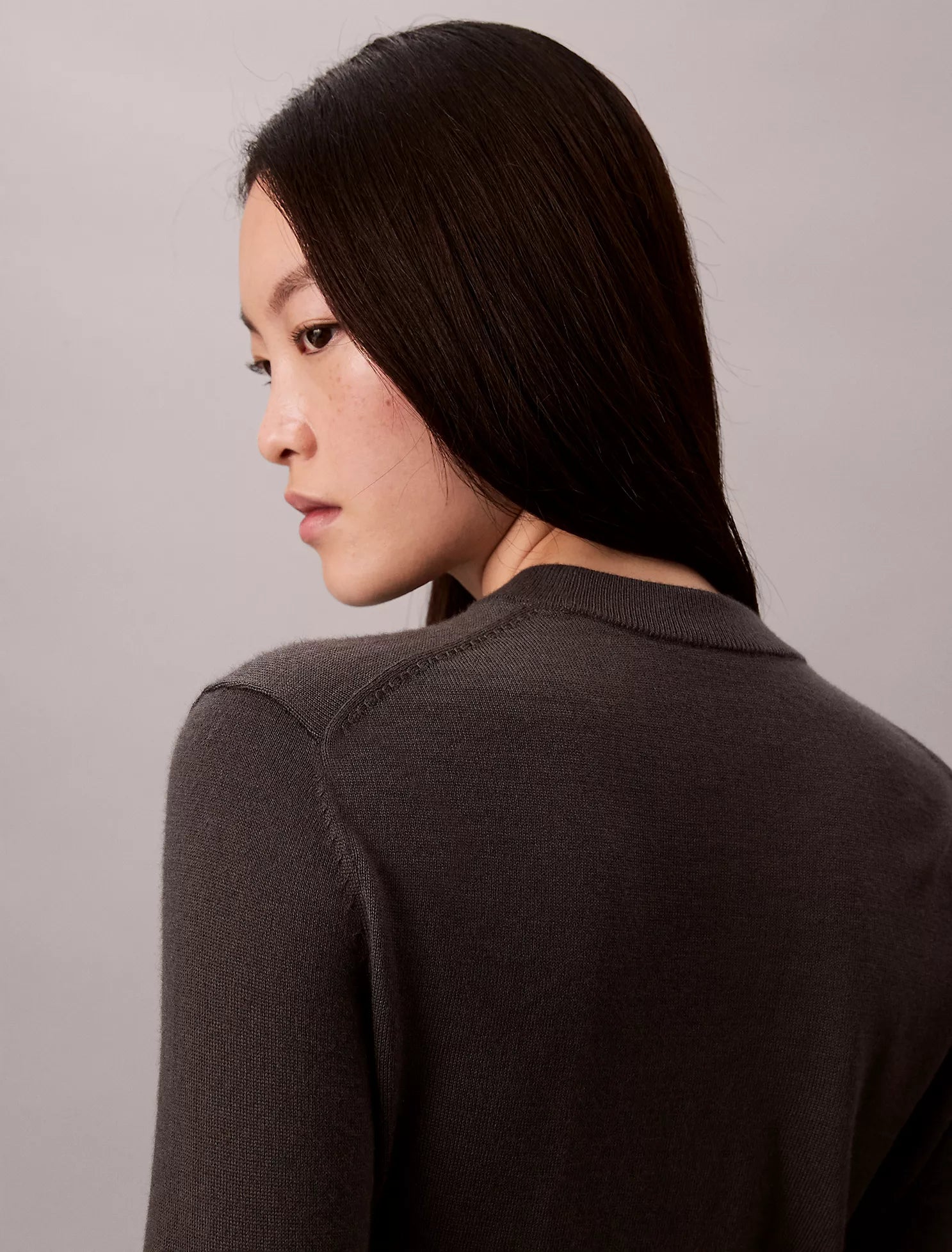 Extra Fine Merino Blend Crewneck Sweater