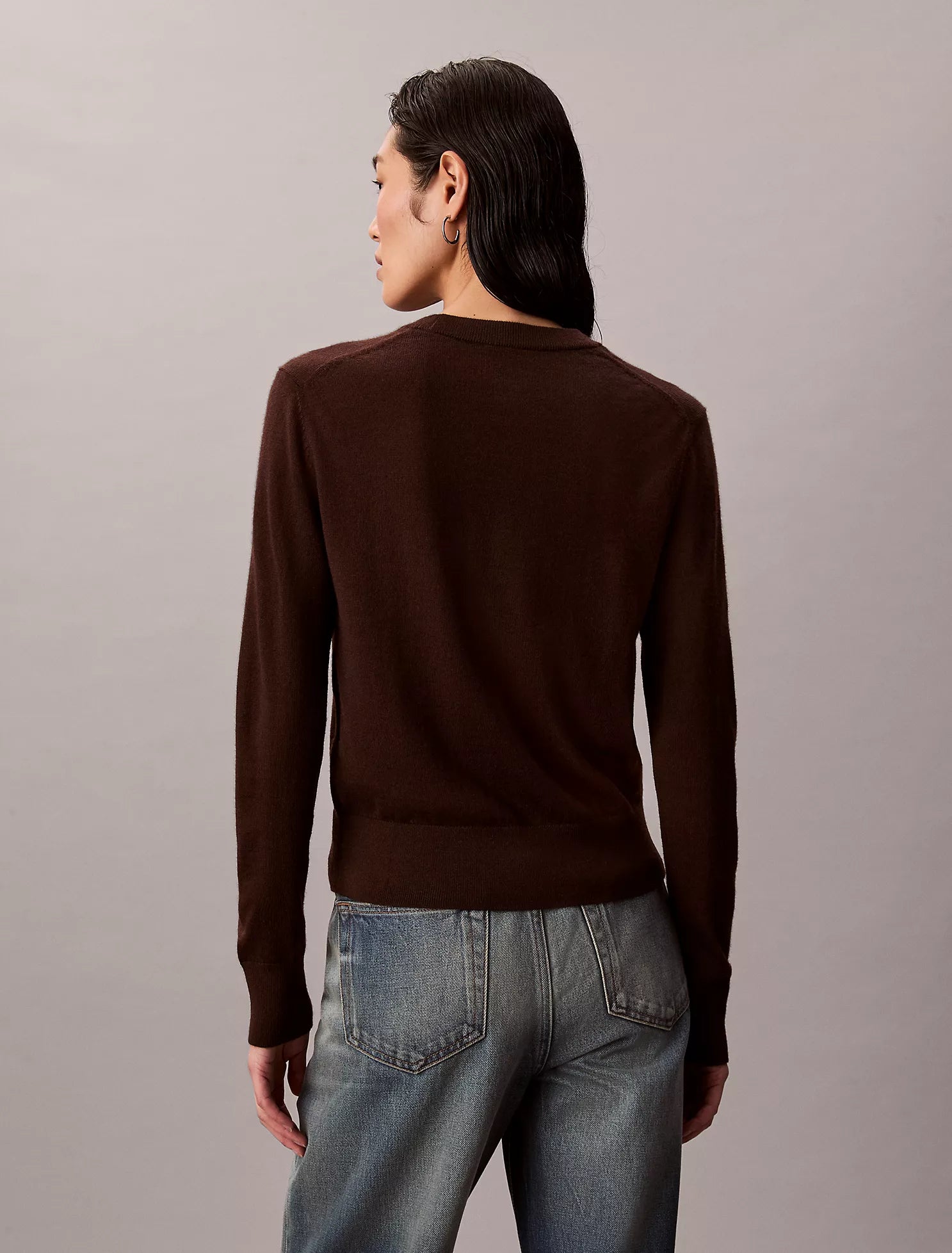 Extra Fine Merino Blend Crewneck Sweater